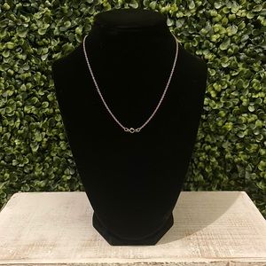 Singular gem necklace